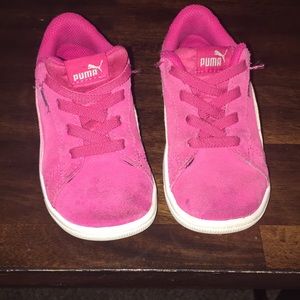 Pink Toddled Pumas size:8
